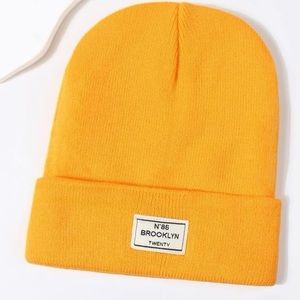 Mustard Yellow Brooklyn Twenty Beanie OS New